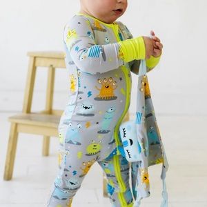 Little Sleepies Monster Mayhem Zippie (sold out online!)